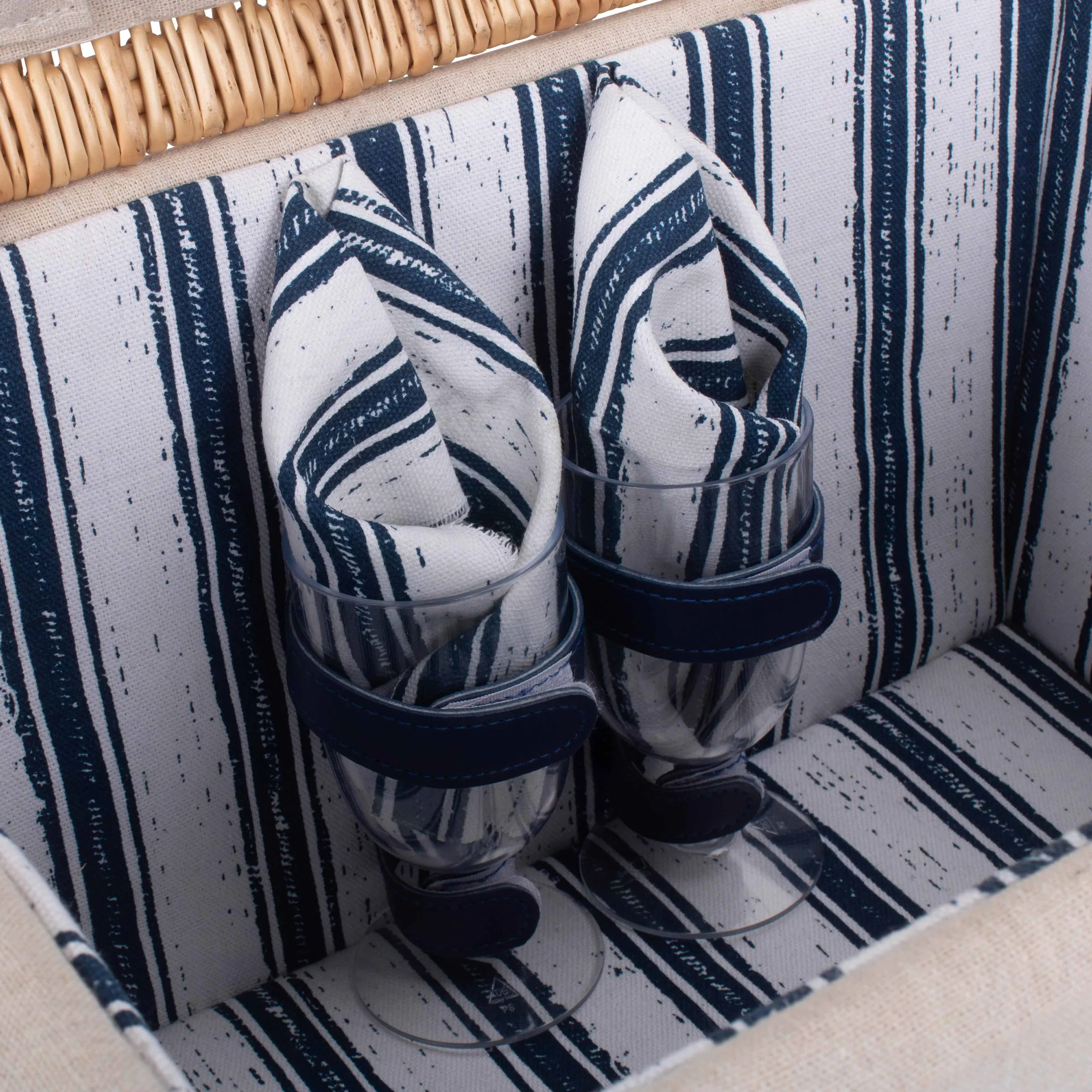 2 Person Picnic Hamper Nautical - Image 5