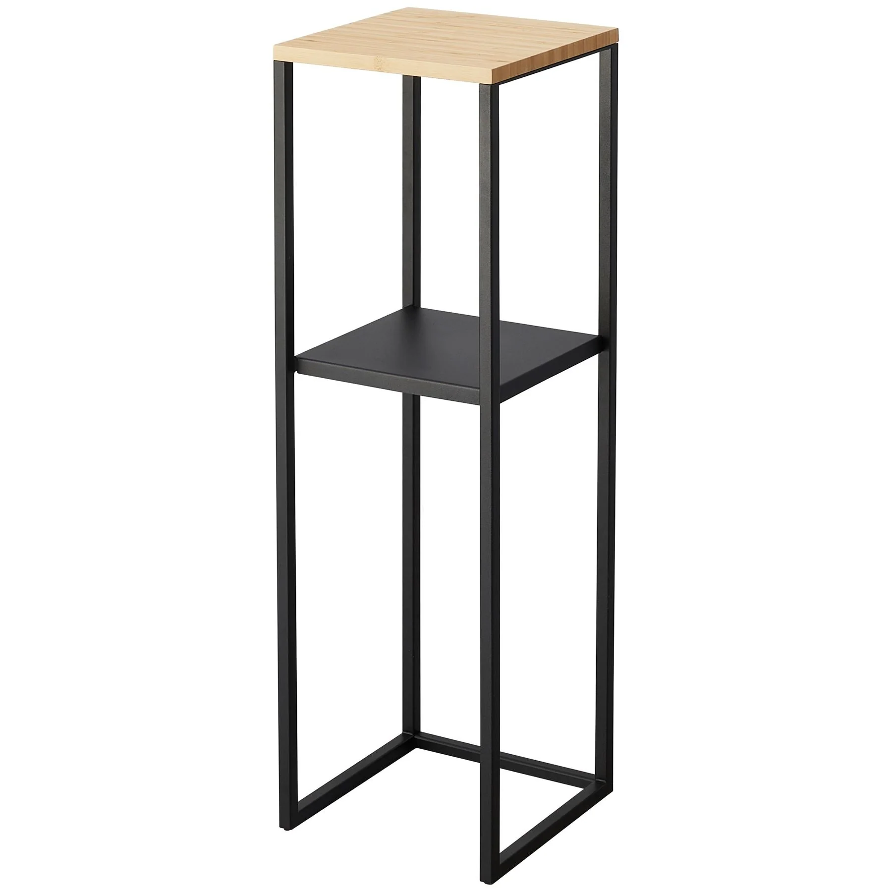2 Tier Slimline Storage Unit with Wooden Top - Image 5