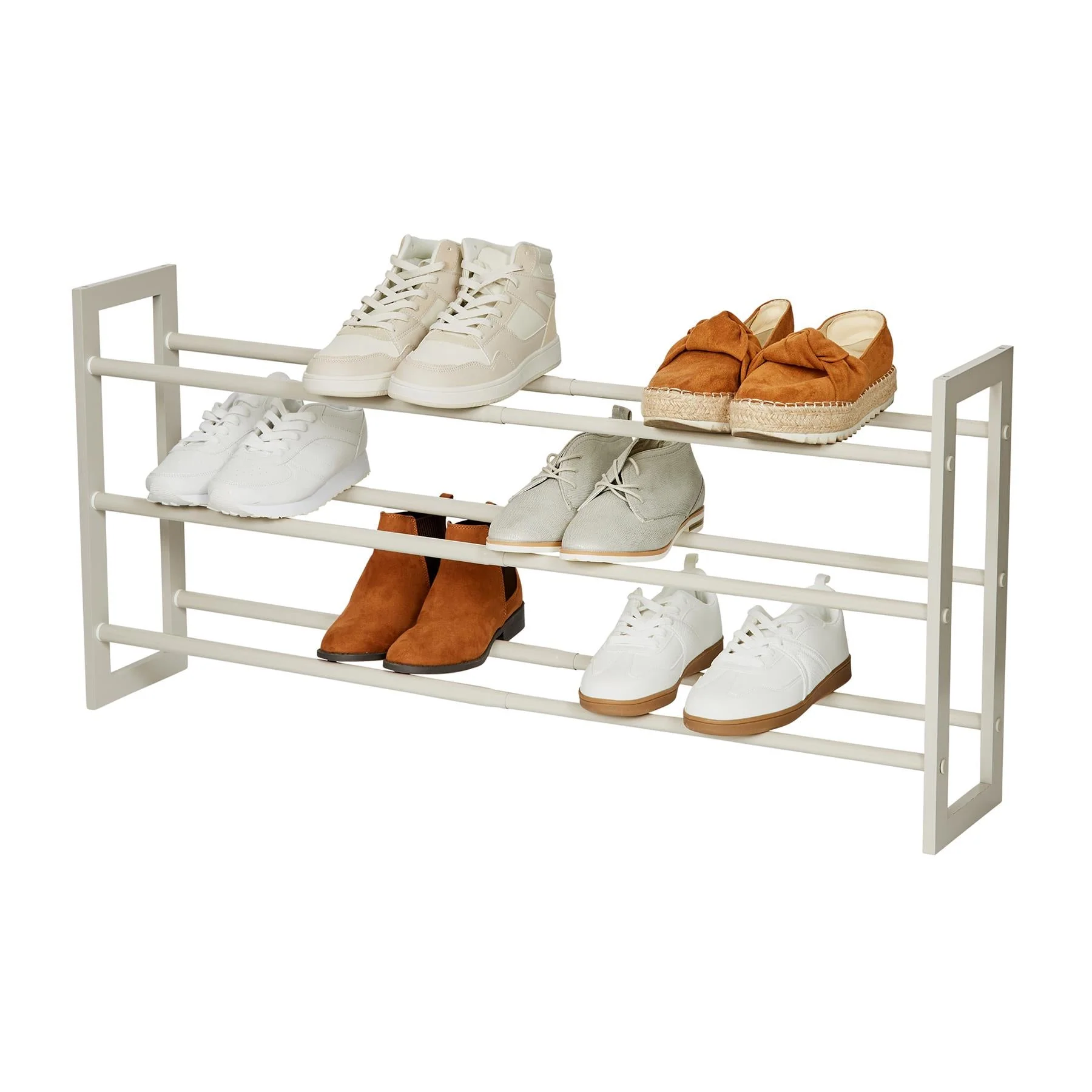 Adjustable Wooden Shoe Rack - Image 4
