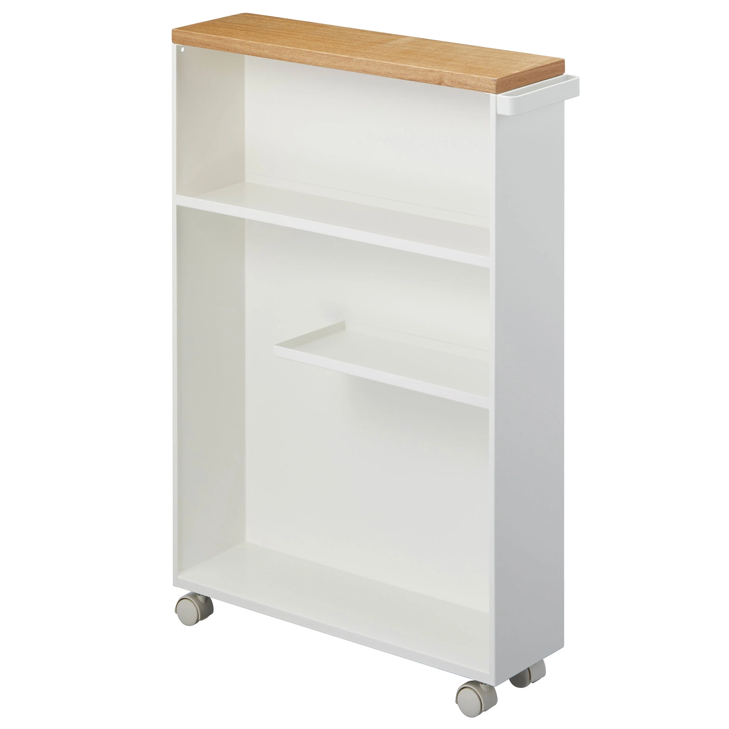 Bathroom Storage Unit on Castors - Slimline - Image 4