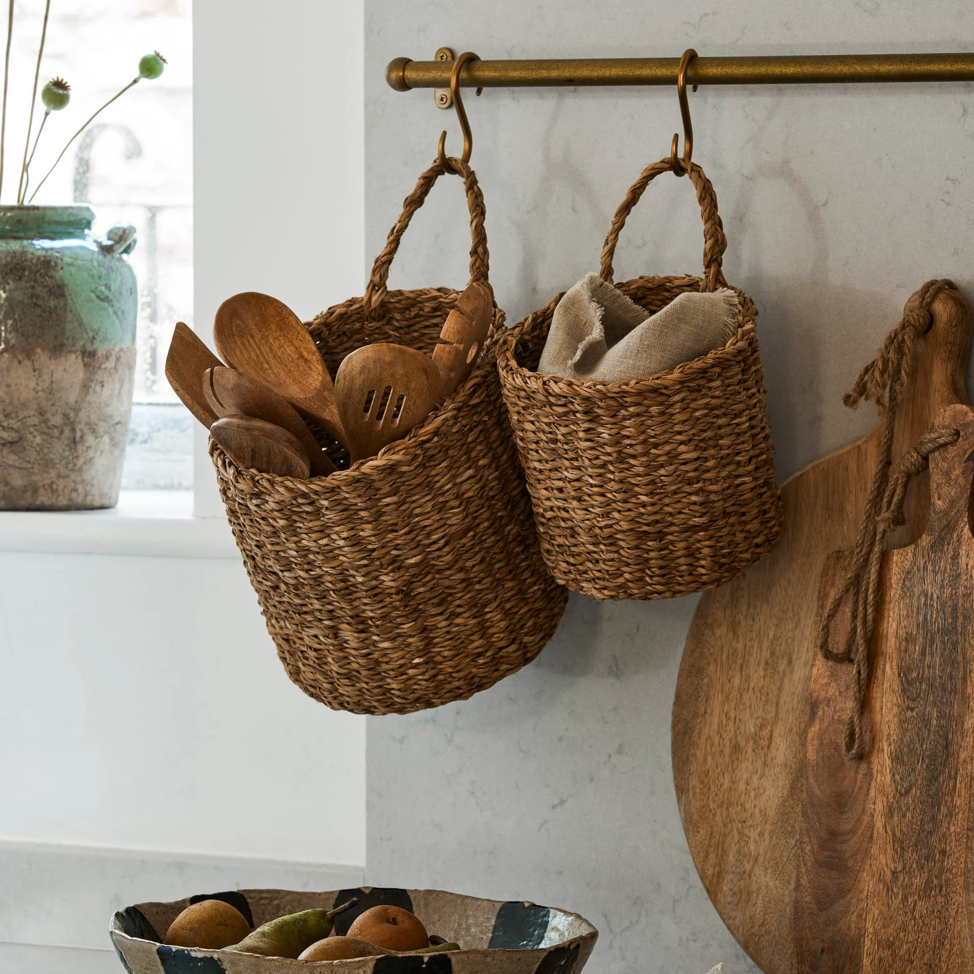 Braded Hanging Storage Basket - Image 6