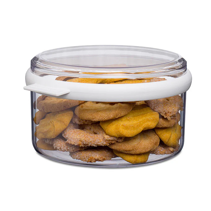 Clear Kitchen Storage Canister Round - Image 4