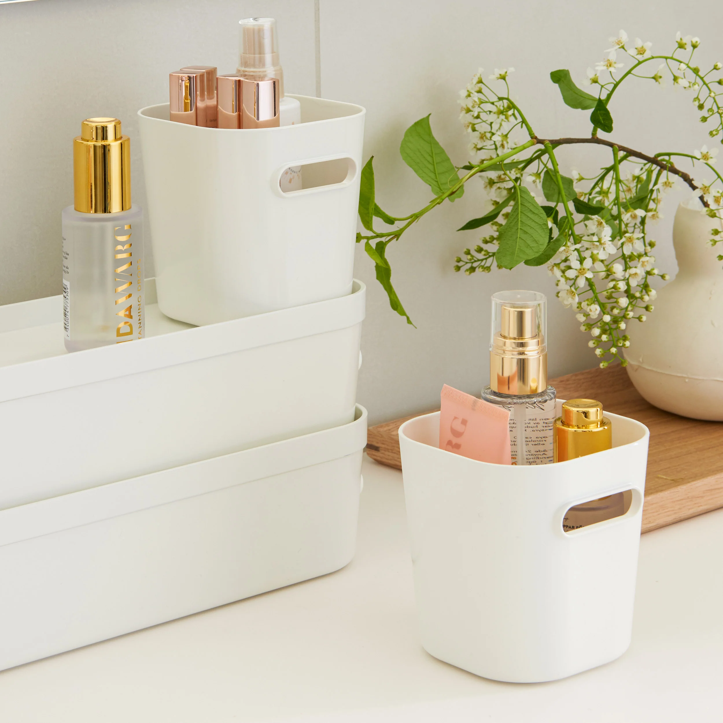 Compact White Mini Storage Pot - Image 5