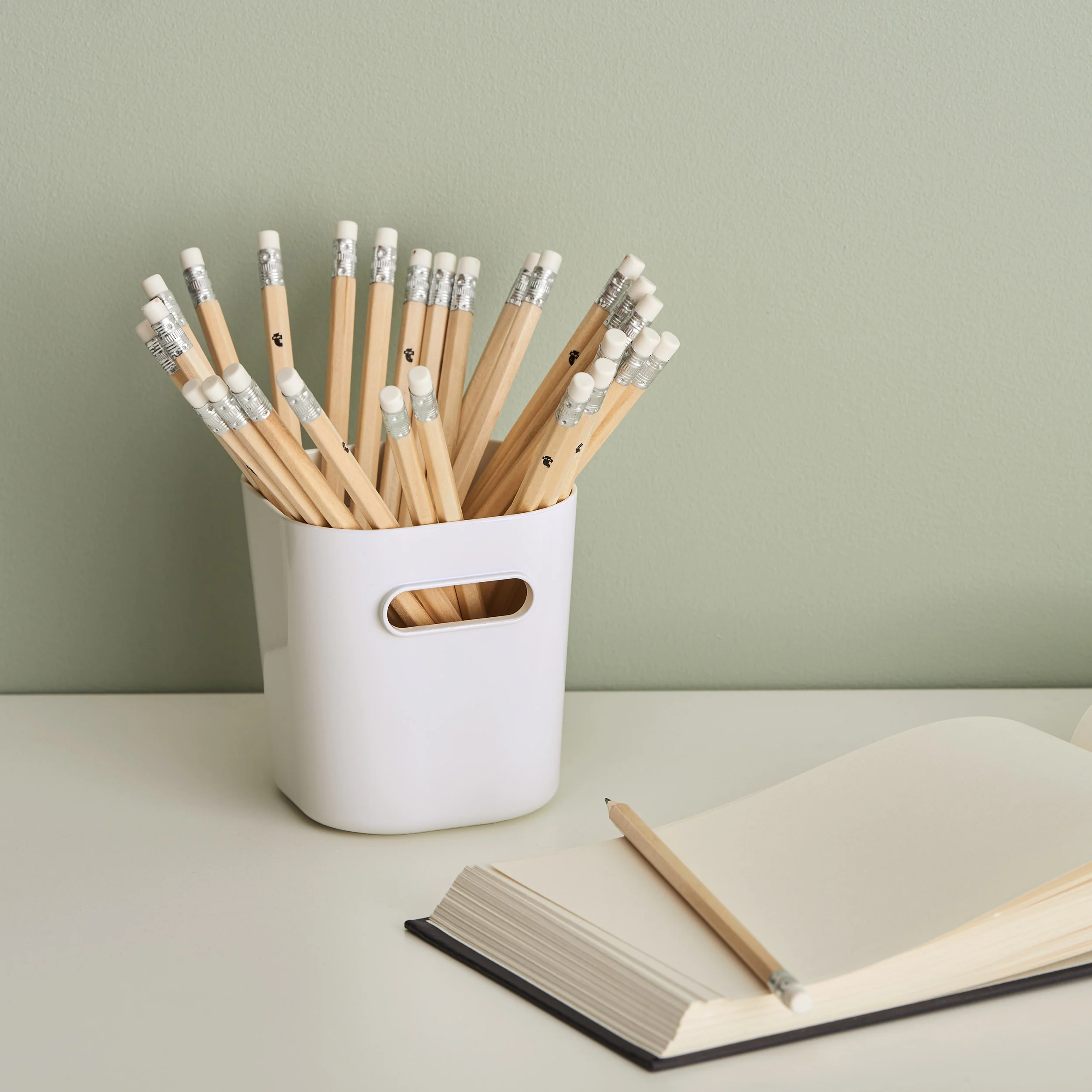 Compact White Mini Storage Pot - Image 6