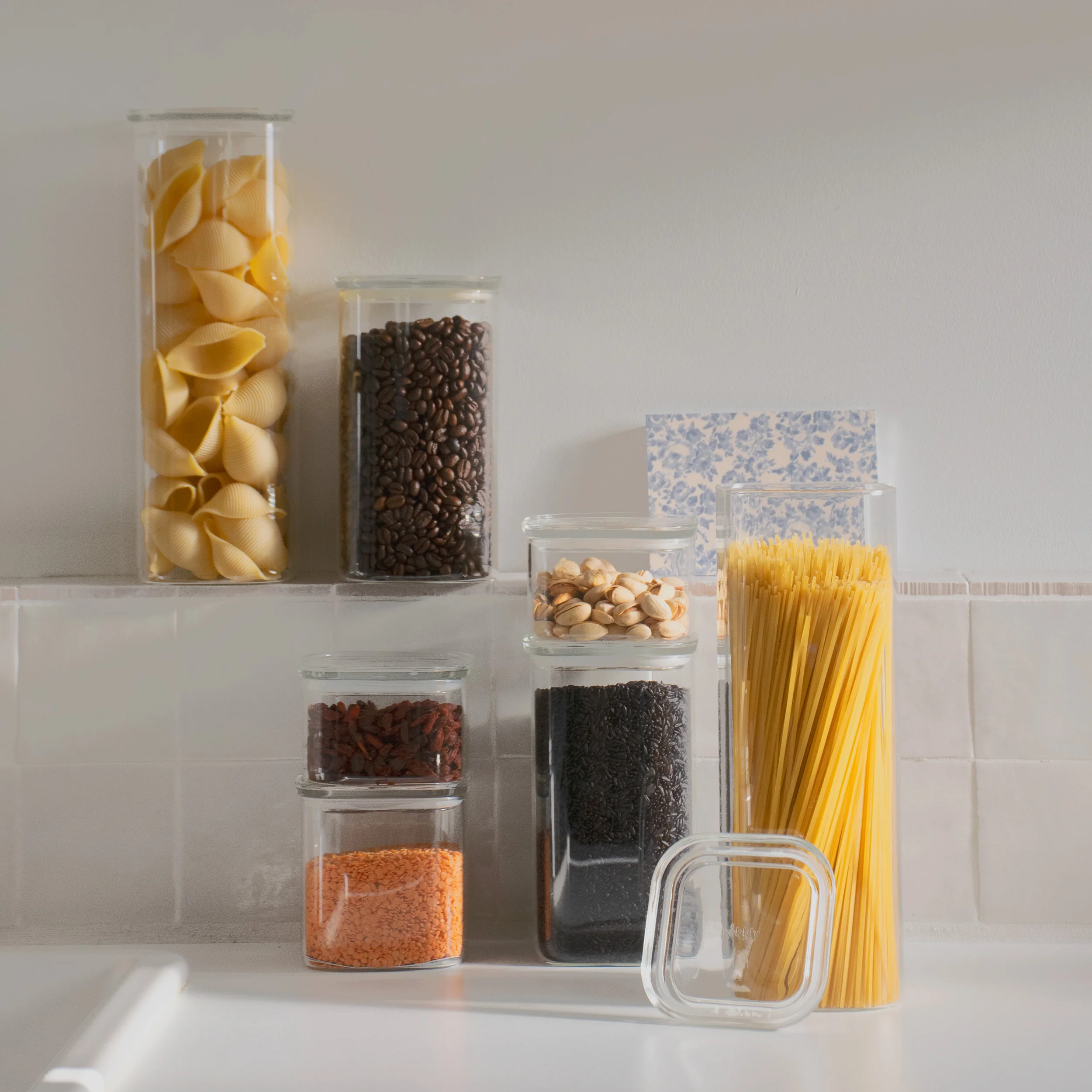 Glass Storage Canister With Glass Lid 2200 ml - Image 3