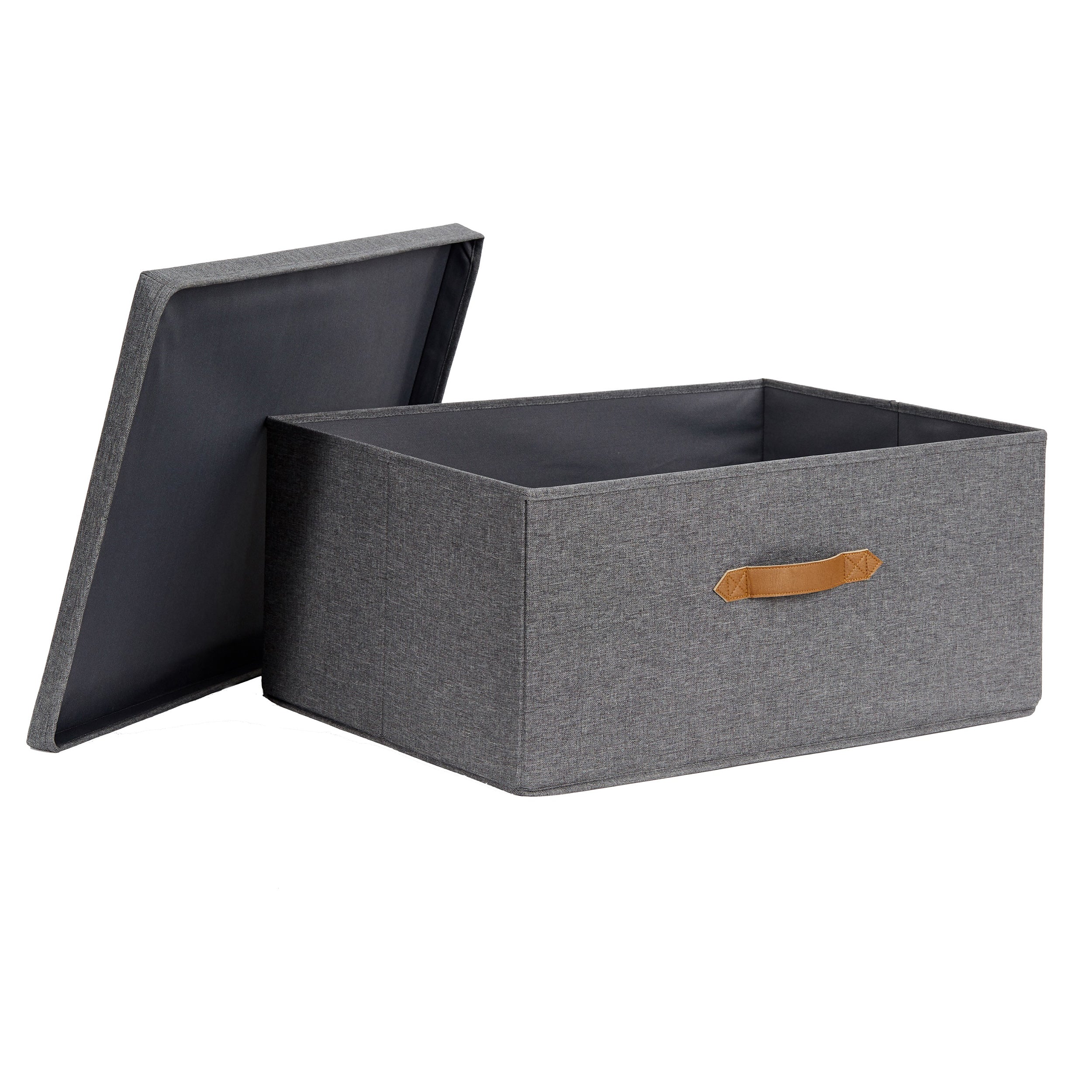 Grey Fabric Storage Box - Image 2