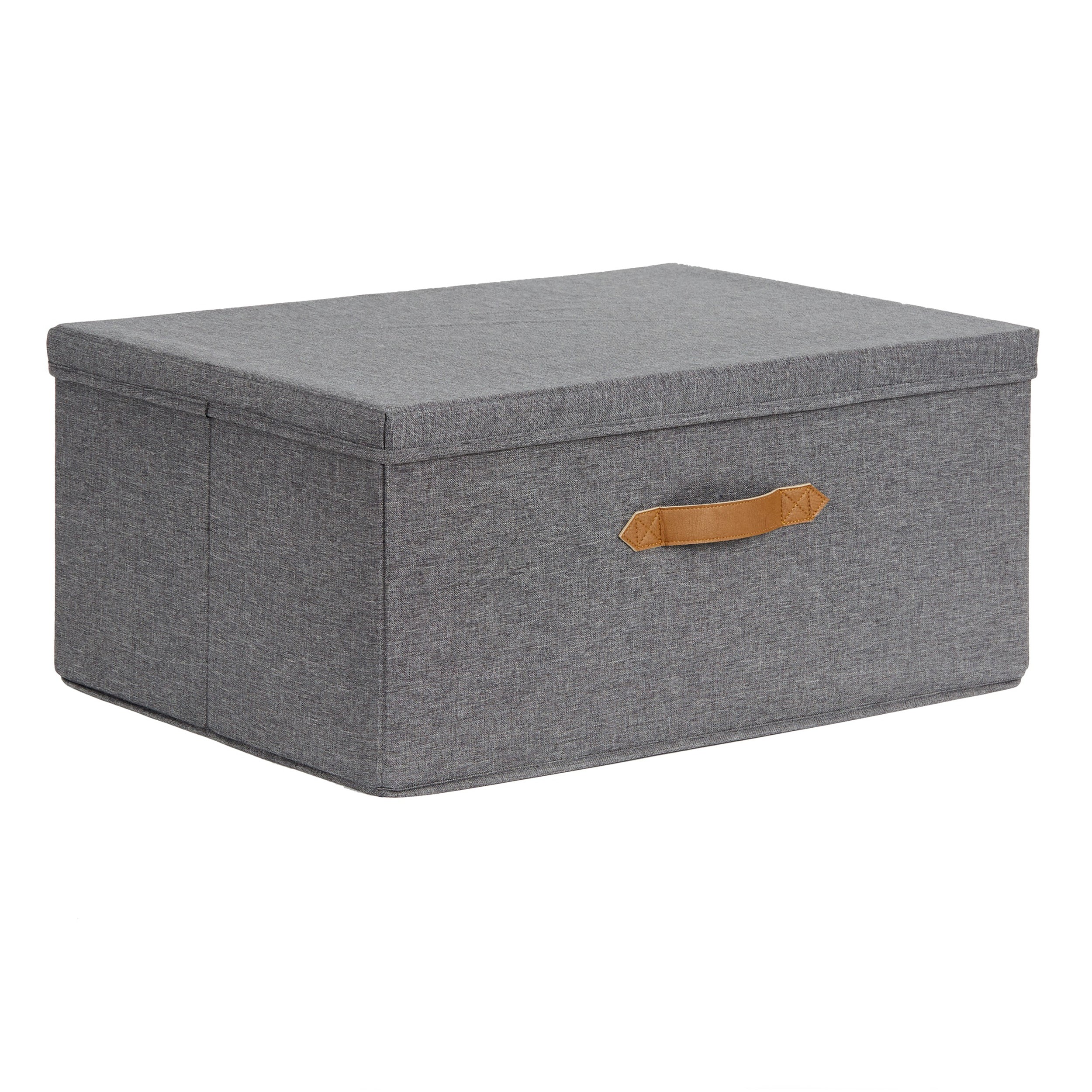 Grey Fabric Storage Box - Image 3