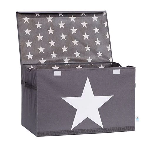 Kids Toy Storage Chest Grey - Image 3