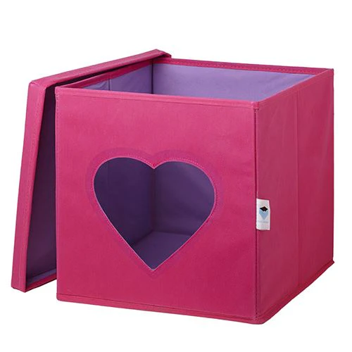 Lidded Toy Storage Cube With Window - Image 2