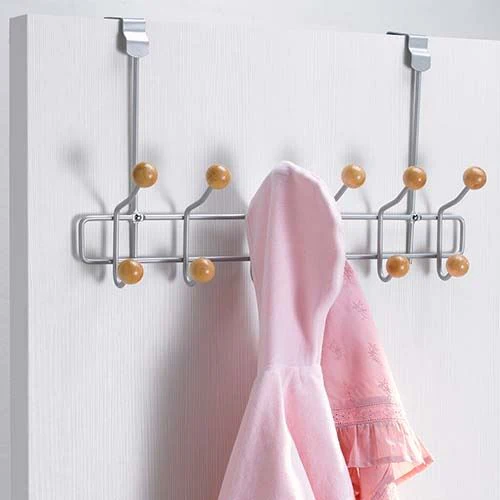 Over Door Hook With Wooden Balls