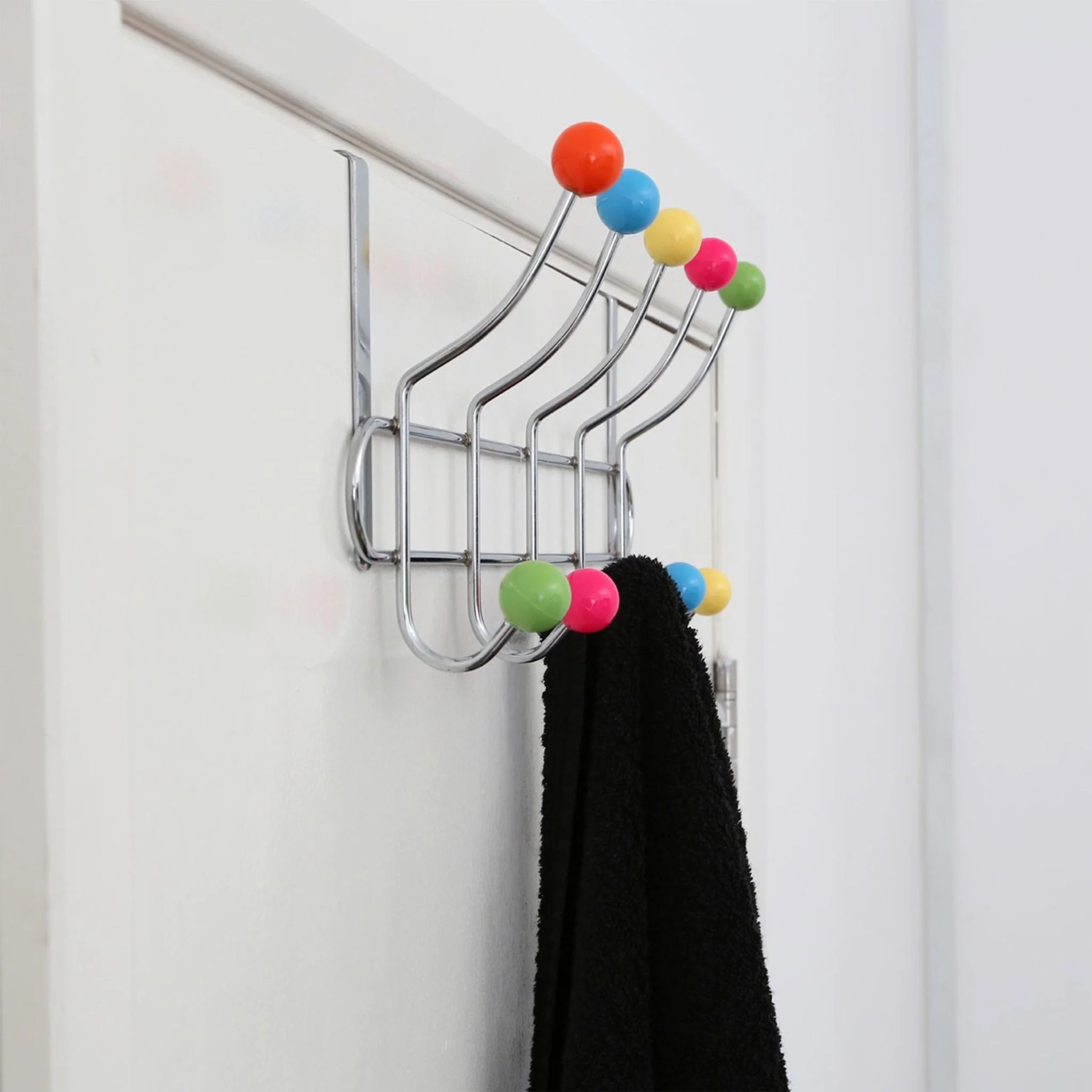 Over Door Multicoloured Coat Hook - Image 3