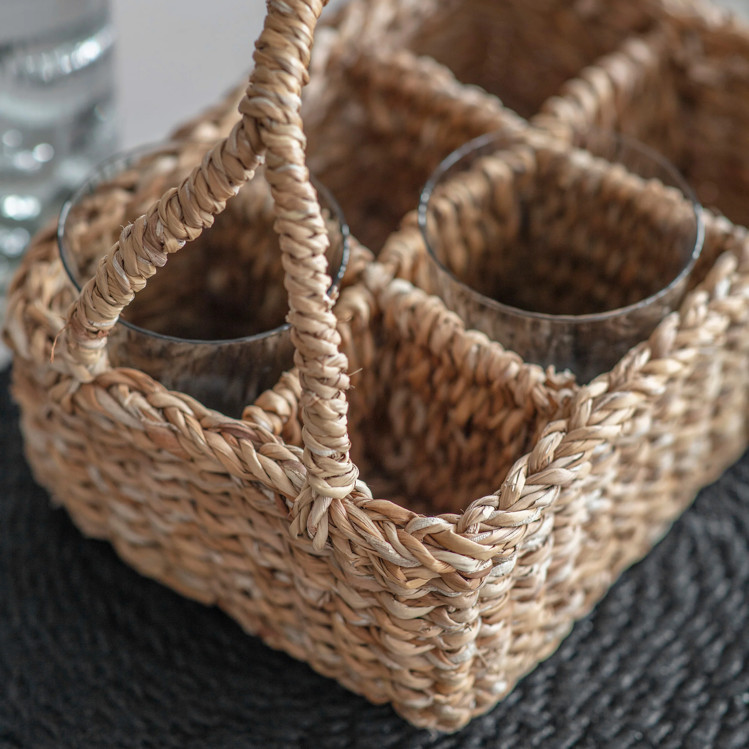 Seagrass Glass Carrier Brading - Image 4