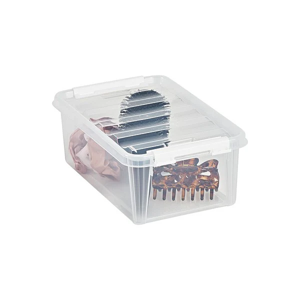 Smartstore Classic 14L Clear Plastic Storage Boxes – Set Of 5 With Lids - Image 11