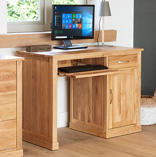 Single Pedestal Computer Desk- Mobel - Image 2