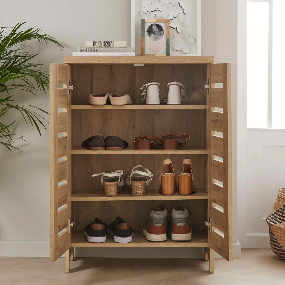 Slatted Shoe Cabinet - Image 6