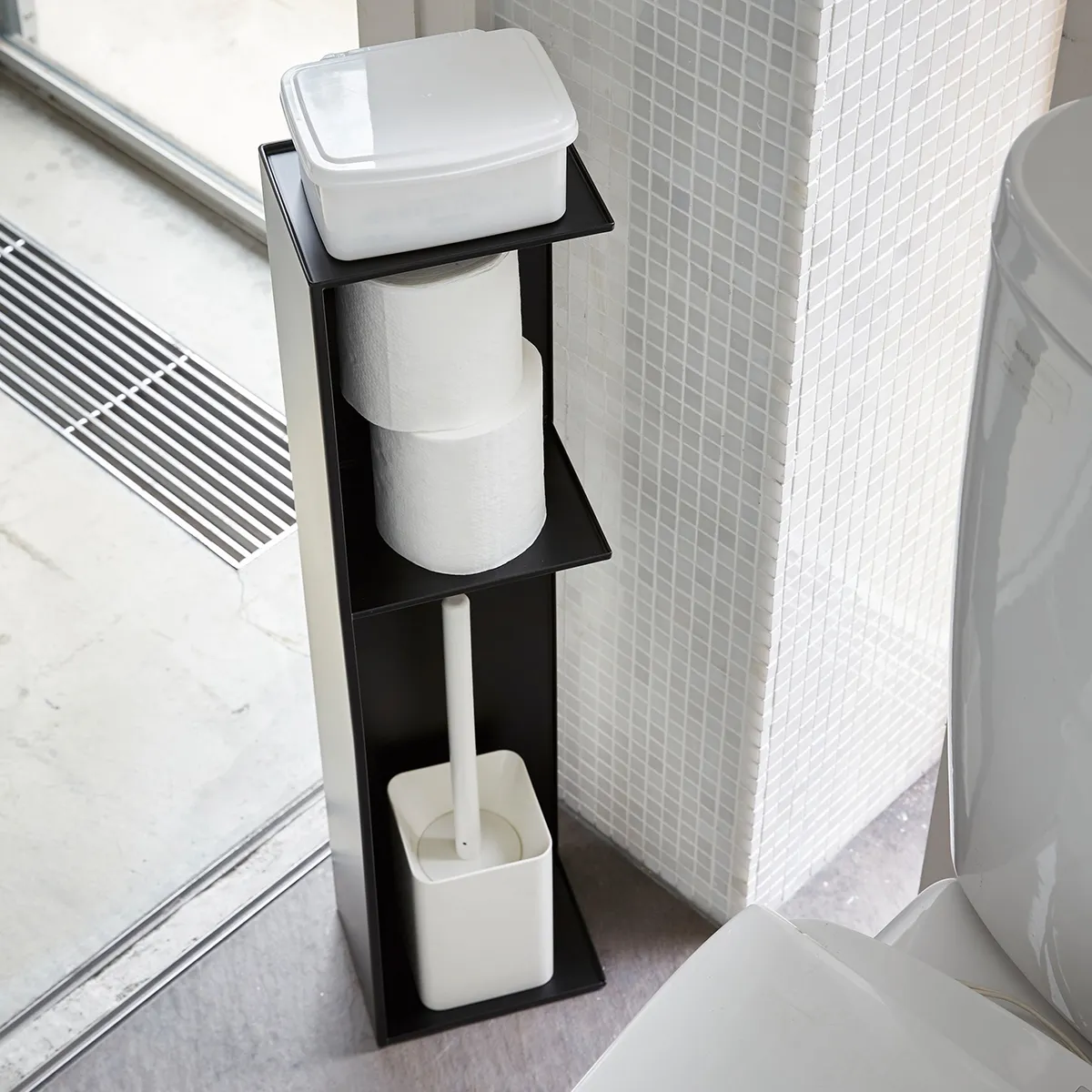 Slimline Bathroom Storage Unit - Tower - Image 3