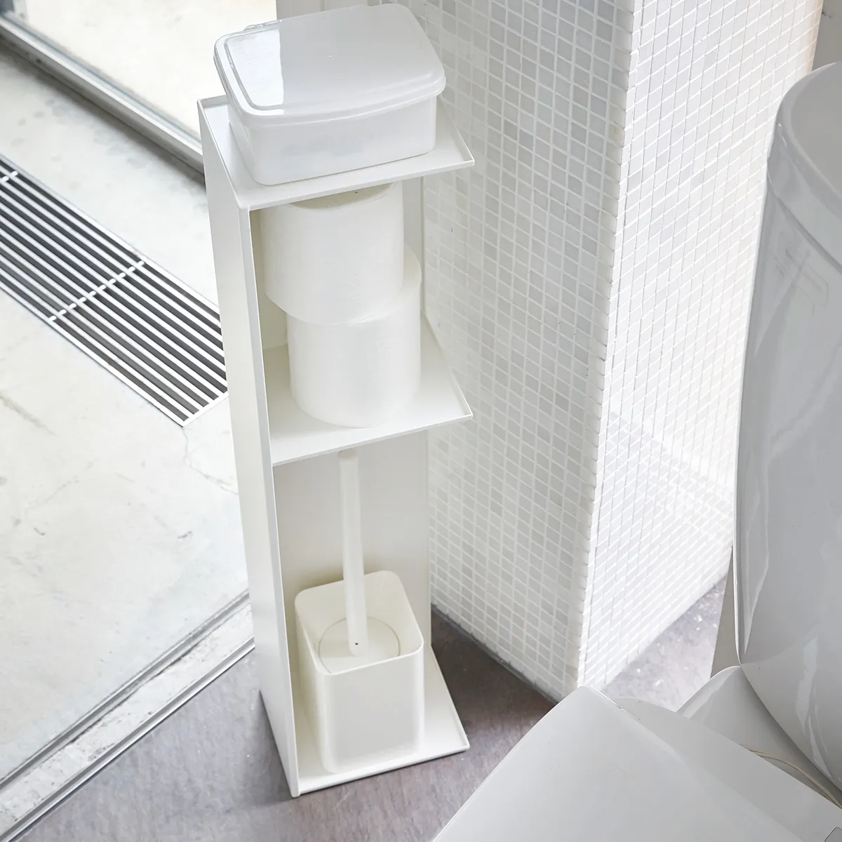 Slimline Bathroom Storage Unit - Tower - Image 5