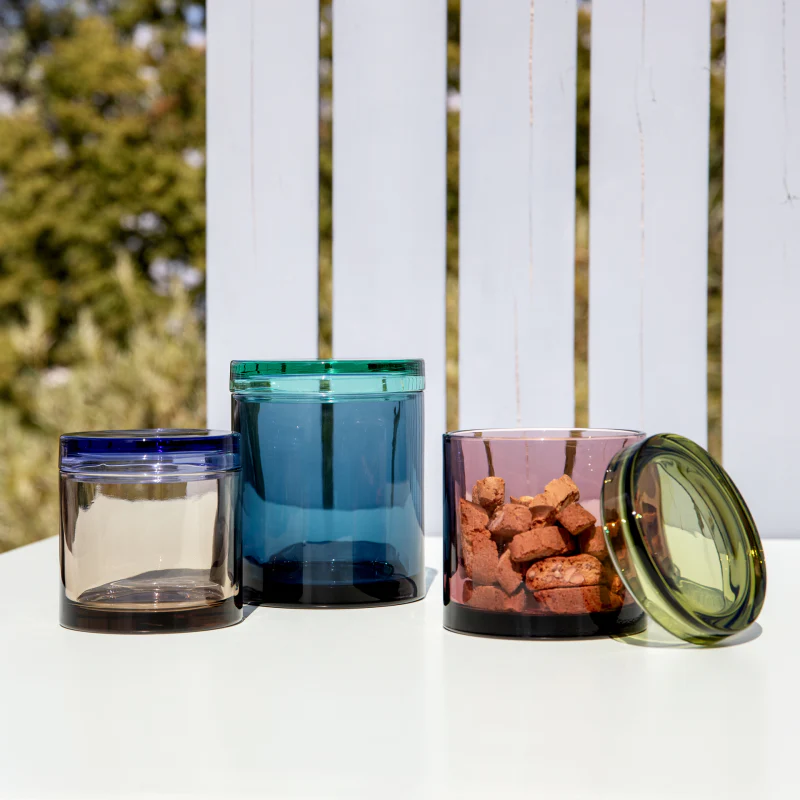 Small Lidded Glass Storage Jar - Image 5