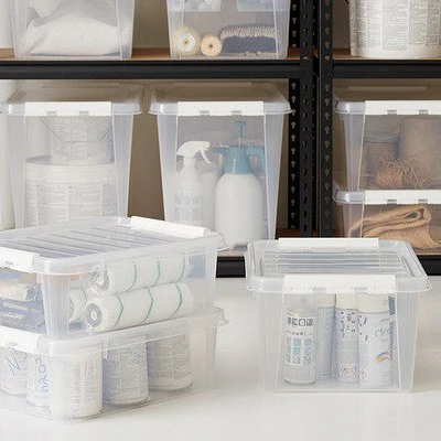 Smartstore 14L Clear Plastic Storage Box With Clip Lid - Image 5
