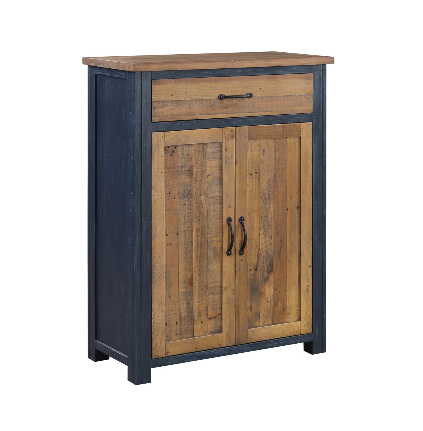 Splash of Blue - Shoe Storage Cupboard With Drawer - Image 3
