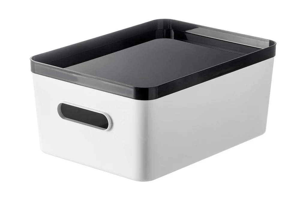 Large Clear Stacking Lidded Fridge Storage Box - Image 12