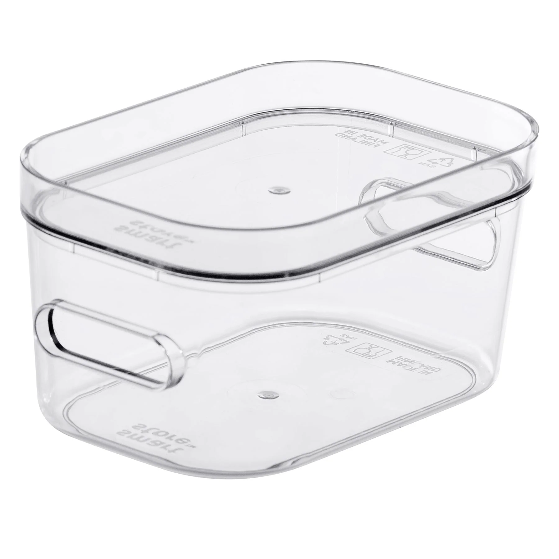 Extra Small Stacking Lidded Fridge Storage Box - Image 4