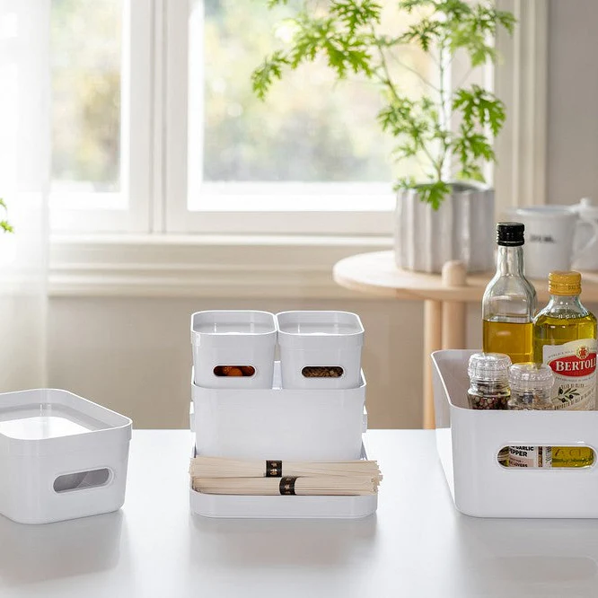 Extra Small Stacking Lidded Fridge Storage Box - Image 8