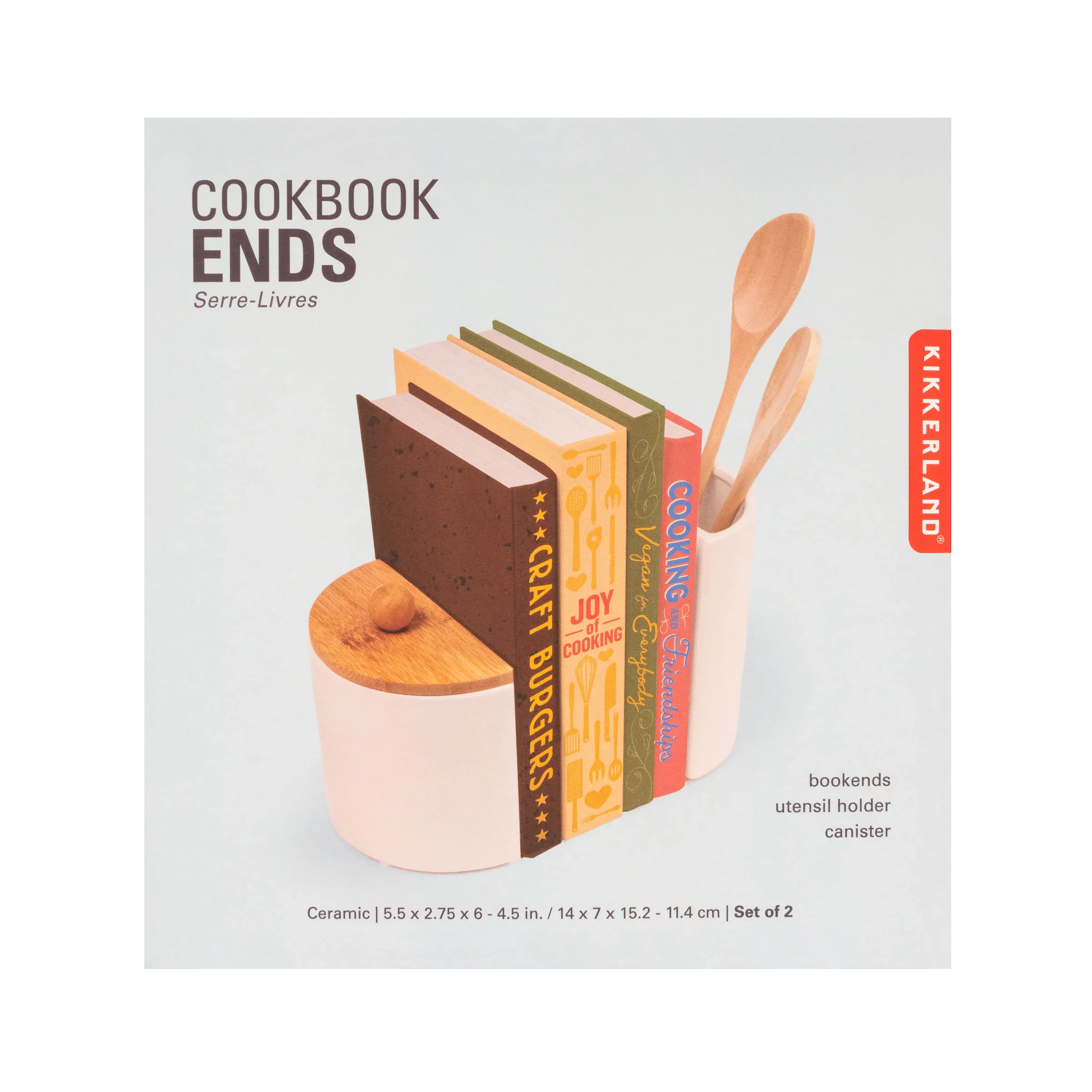 Storage Pot Cook Book Ends - Image 4