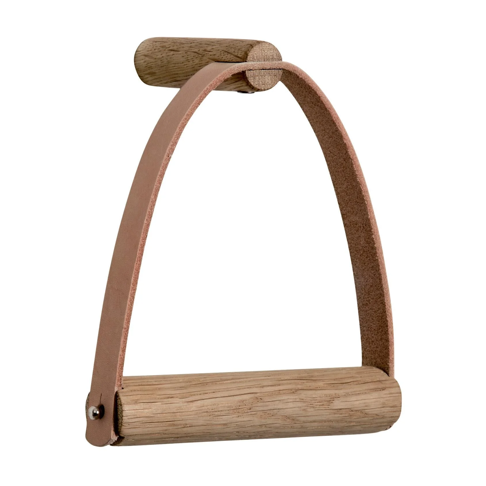 Toilet Roll Holder - Oiled Oak - Image 2