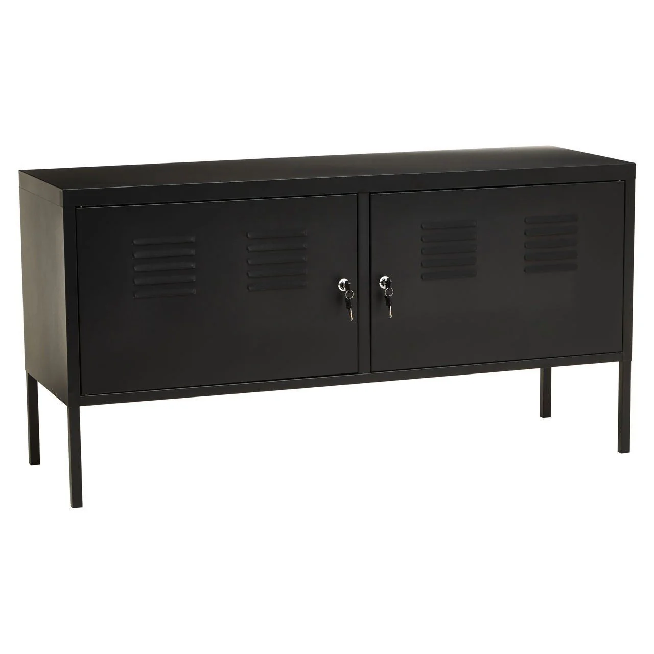 Two Door Locker Sideboard - Low - Image 4