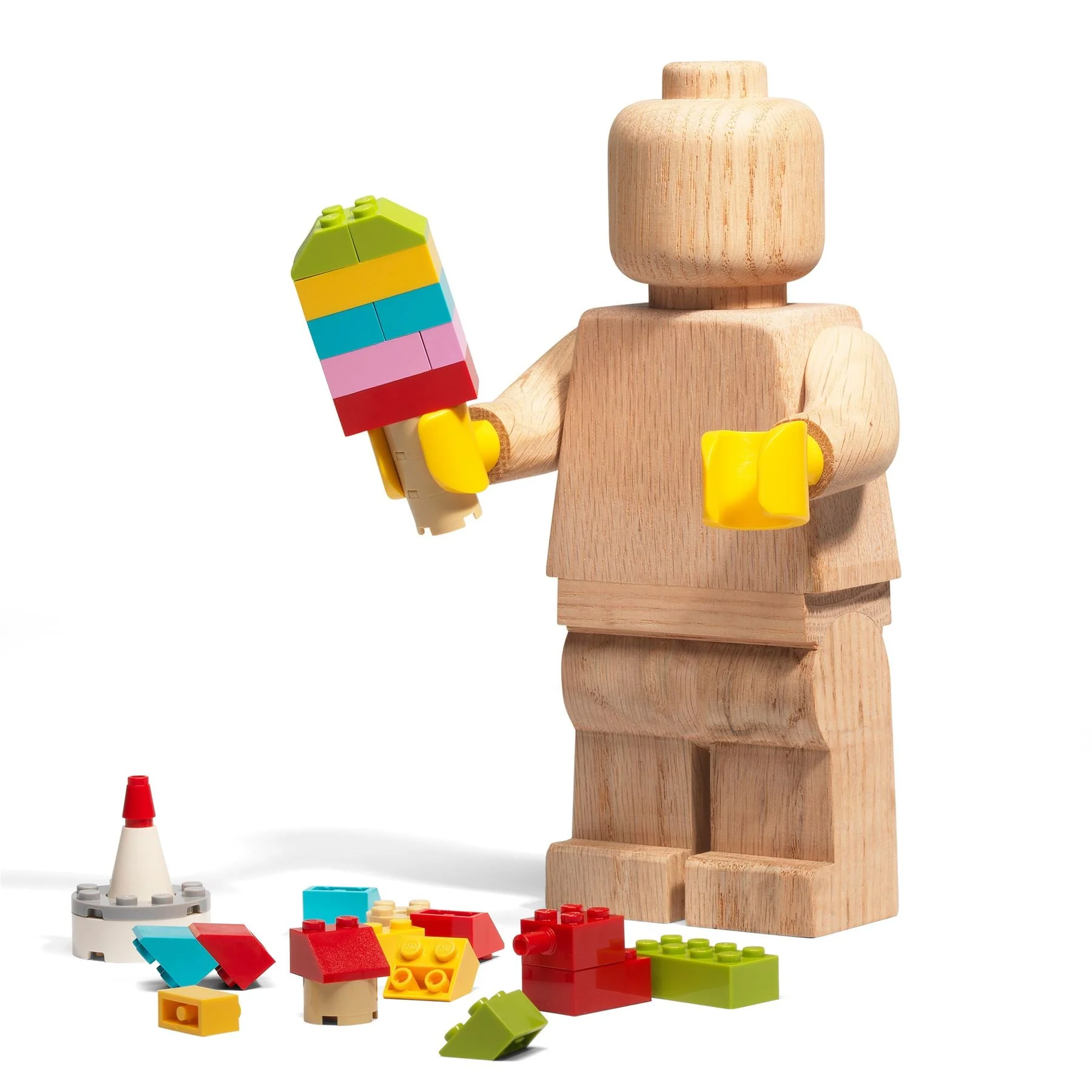 Upscaled Wooden Lego Minifigure - Image 2